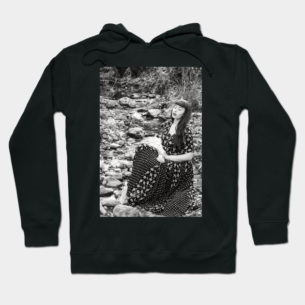 Swirl and sway without me... BnW Hoodie by britneyrae